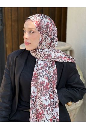 شال سفید زنانه پنبه ای Modakaşmir - کد 919825187