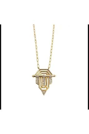 گردنبند استیل ( فولاد ) طلائی زنانه استیل (فولاد) monalisatoka - کد 854530379