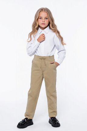 شلوار بژ بچه گانه کتان Trend Bebe Butik - کد 920843157