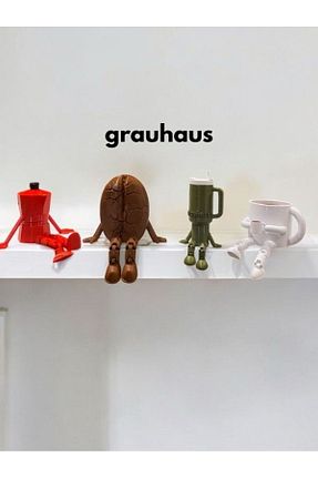 اجسام تزئینی و بیبلو رنگی پلاستیک GRAUHAUS - کد 919851067