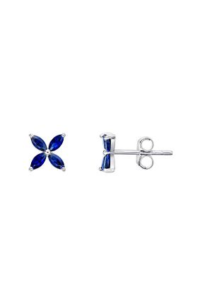 گوشواره نقره سرمه ای زنانه 925 عیار jelux silver - کد 919920834