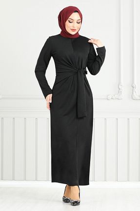 لباس مشکی زنانه بافتنی ModaMerve - کد 920889219