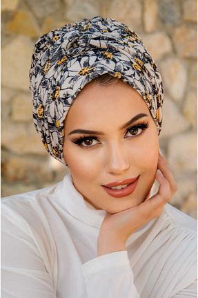 کلاه شنای حجاب نارنجی زنانه Aişe Tesettür - کد 919921571