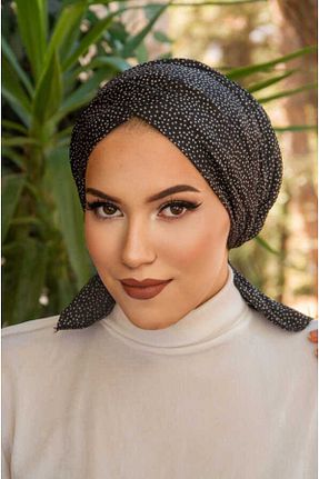 کلاه شنای حجاب مشکی زنانه Aişe Tesettür - کد 843993859