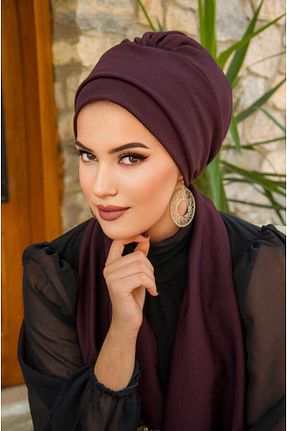 کلاه شنای حجاب زرشکی زنانه Aişe Tesettür - کد 856648658