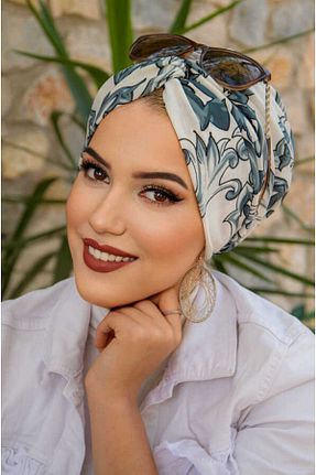 کلاه شنای حجاب طوسی زنانه Aişe Tesettür - کد 860934120