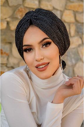 کلاه شنای حجاب مشکی زنانه Aişe Tesettür - کد 808021909