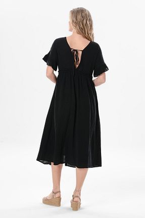 لباس مشکی زنانه بافتنی Eliş Şile Bezi - کد 806617969
