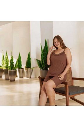 ست لباس راحتی قهوه ای زنانه بافتنی SONES KOZMETİK - کد 919960375