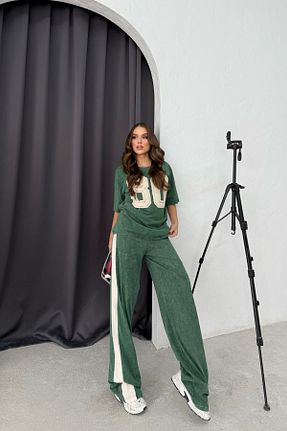 ست کرمکن اسپرت سبز زنانه %100 پنبه Bliss - کد 925954987