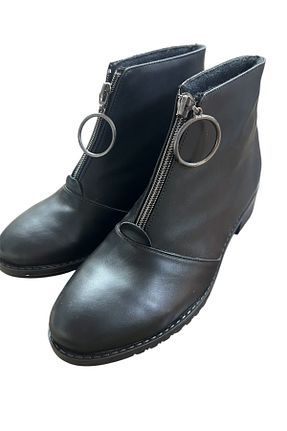 بوت / نیم بوت مشکی زنانه پاشنه نازک Butik Lena - کد 919966778