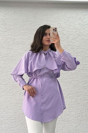 تونیک بنفش بافتنی MELEK ARAZ - کد 920008584