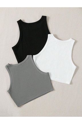 بلوز رنگی زنانه یقه هالتر bemmoda - کد 920017618