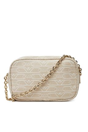 کیف دوشی بژ زنانه Emporio Armani - کد 919995824