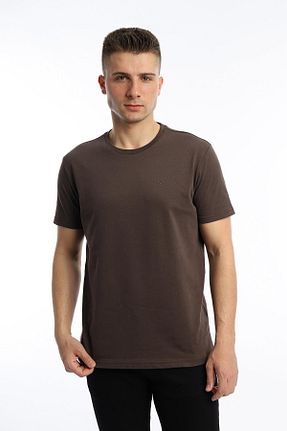 تیشرت قهوه ای مردانه رگولار Polo State - کد 820481963