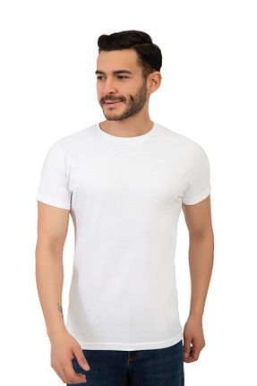 تیشرت سفید مردانه رگولار Polo State - کد 817265164