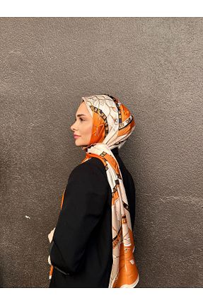 شال نارنجی زنانه Webinay Home - کد 920002254