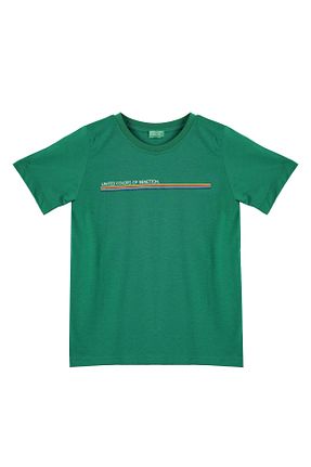 تیشرت سبز بچه گانه Relaxed United Colors of Benetton - کد 836506488