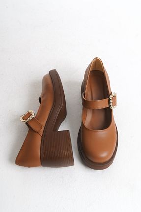 کفش لوفر قهوه ای زنانه چرم مصنوعی Shoesers - کد 921082990