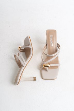 کفش مجلسی بژ زنانه چرم مصنوعی Shoesers - کد 920038873