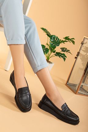 کفش کژوال مشکی زنانه چرم مصنوعی morscho - کد 920027672