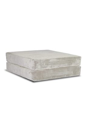 پوف و نیمکت بژ 100 x 100 Dekoro - کد 920075207