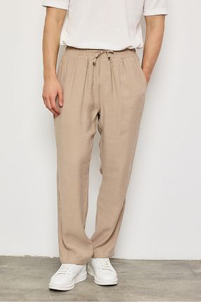 شلوار بژ مردانه پارچه İLKCET MODA - کد 920072880