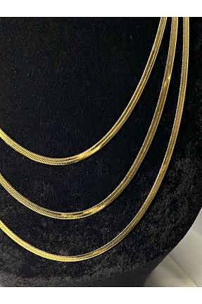 گردنبند استیل ( فولاد ) طلائی استیل (فولاد) CEY ACCESSORY - کد 920082168