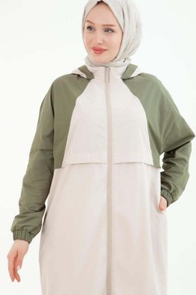 کلاه و ابایا خاکی زنانه بافتنی Armine - کد 920087269