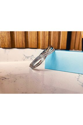 دستبند استیل (فولاد) طوسی زنانه استیل (فولاد) stainless steell - کد 920128116