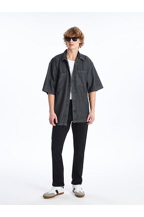 شلوار مشکی مردانه پنبه ای LC Waikiki - کد 846009795