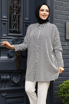 تونیک حجاب مشکی زنانه ویسکون Neva Style - کد 920150326