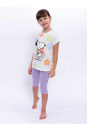 ست بالاتنه و پائین تنه بژ بچه گانه بافت SNOOPY - کد 239278799