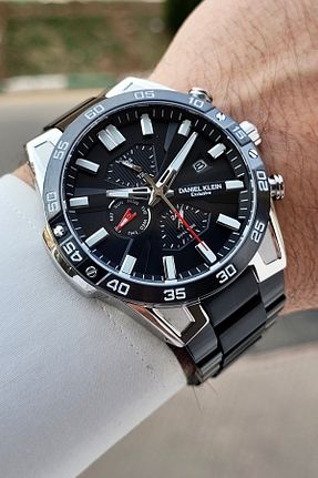 ساعت مچی مشکی مردانه 45 میلی متر Daniel Klein - کد 921843970