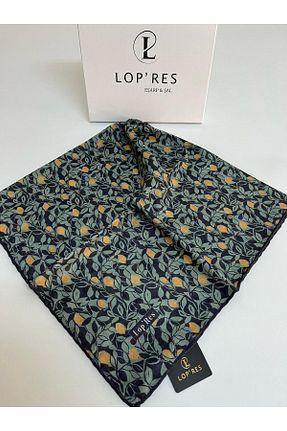 روسری فیروزه ای %100 پنبه LOPRES - کد 920226517
