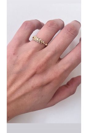 انگشتر استیل (فولاد) زرد زنانه استیل (فولاد) NAİFTAKIAKSESUAR - کد 920012658