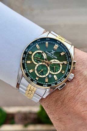 ساعت مچی زرد مردانه 44 میلی متر Daniel Klein - کد 921531643