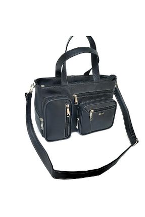 کیف پستچی مشکی زنانه چرم خالص LEATHERSU - کد 876603172
