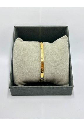 دستبند استیل (فولاد) زرد استیل (فولاد) Yula Aksesuar - کد 920287903