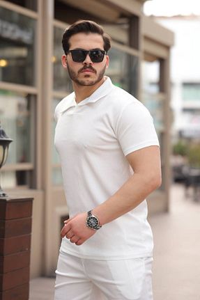 ست بالاتنه و پائین تنه سفید مردانه لیکرا ROBERTO BORNOVA - کد 920285273