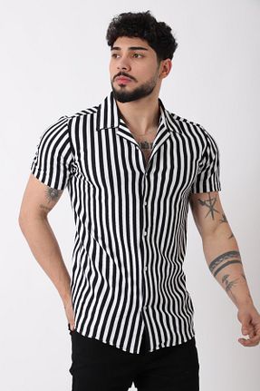پیراهن مشکی مردانه رگولار Stilkombin - کد 920311171