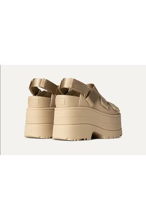 صندل بژ زنانه پاشنه پر UGG - کد 920320158