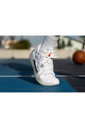 کفش بسکتبال سفید مردانه چرم اصل Nike - کد 921226099