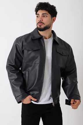کاپشن سرمه ای مردانه اسلیم فیت Stilkombin - کد 921263904