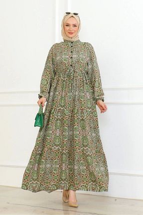لباس سبز زنانه بافتنی Neva Style - کد 863156220