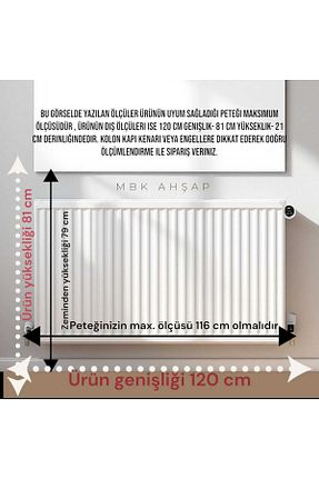  قهوه ای 79 سانتی متر MBK AHŞAP - کد 222767876