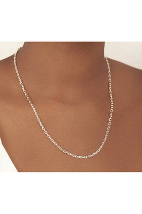 گردنبند نقره طوسی زنانه 925 عیار DEMOS JEWELLERY - کد 920415539