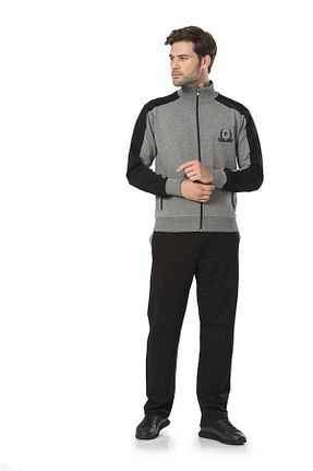 ست گرمکن طوسی مردانه پنبه ای Pierre Cardin - کد 39399862