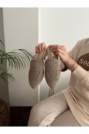 دمپائی قهوه ای زنانه پلی اورتان Behtah Kundura - کد 920457371