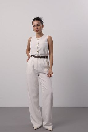 شلوار نباتی زنانه بافتنی FACETTE - کد 920436955